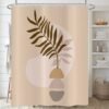 Unyqoos® Stijlvol Modern Douchegordijn in Abstracte Boho-Stijl met Waterdicht Textiel en 12 Haken, 180 x 200 cm