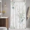 550x550-8357.jpg Unyqoos® en Stijlvol Douchegordijn met Eucalyptus Print voor een Luxe Badkamerervaring