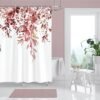 550x550-8366.jpg Unyqoos® Waterdichte douchegordijn met botanische print en roestvrijstalen ringen 180x180