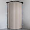 Unyqoos® Waterafstotende en schimmelbestendige douchegordijn met magnetische bevestiging
