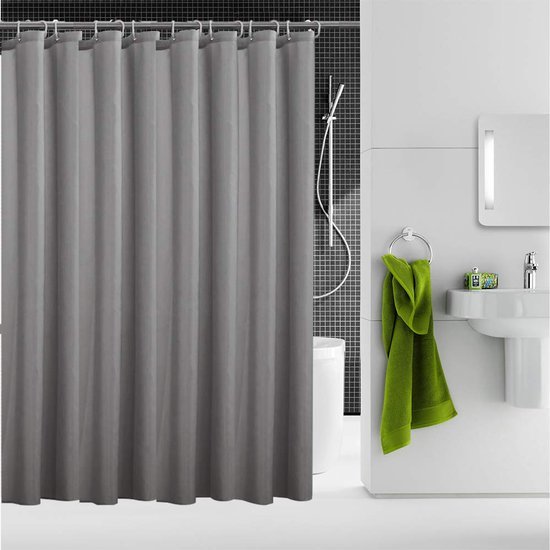 550x550-8418.jpg Unyqoos® Waterafstotende douchegordijn van polyester met anti-schimmel eigenschappen