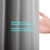 550x550-8421.jpg Unyqoos® Waterafstotende douchegordijn van polyester met anti-schimmel eigenschappen
