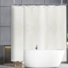 Unyqoos® Extra brede crèmekleurige douchegordijn voor badkamer en ruimteverdeling