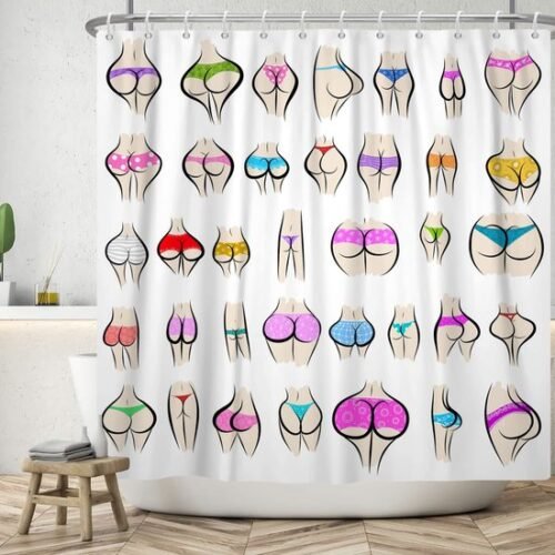 Unyqoos® Dekoratief en Praktisch Douchegordijn met Uniek Patroon voor Moderne Badkamers