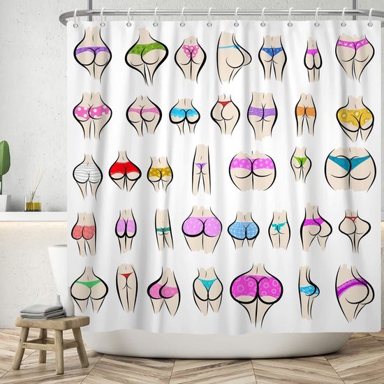 Unyqoos® Dekoratief en Praktisch Douchegordijn met Uniek Patroon voor Moderne Badkamers