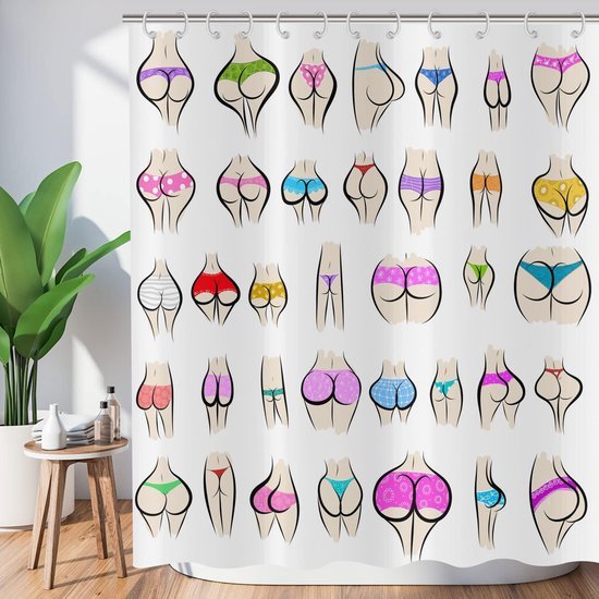 Unyqoos® Dekoratief en Praktisch Douchegordijn met Uniek Patroon voor Moderne Badkamers