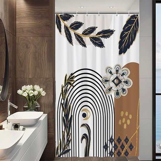 550x550-8578.jpg Unyqoos® Stijlvol Anti-Schimmel Douchegordijn met Boho Design en Waterdichte Eigenschappen