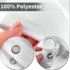 550x550-8588.jpg Unyqoos® Waterdicht en Antischimmel Douchegordijn van Textiel met Haken voor Badkamer
