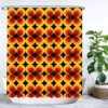 Unyqoos® Retro Bloemen Douchegordijn met Vintage Vibe en Anti-Schimmel Technologie voor Badkamer