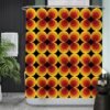 Unyqoos® Retro Bloemen Douchegordijn met Vintage Vibe en Anti-Schimmel Technologie voor Badkamer
