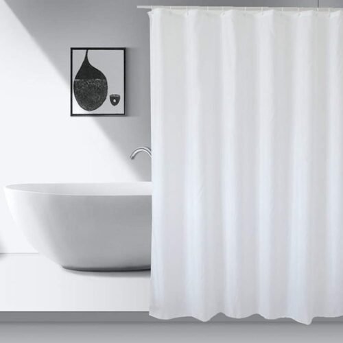 550x550-8617.jpg Unyqoos® Waterdichte en schimmelbestendige douchegordijn van polyester met gewogen zoom