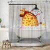550x550-8634.jpg Unyqoos® Vintage Stijl Waterdicht Douchegordijn met Grappige Giraffe en Bad Eend voor Kinderen