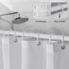 Unyqoos® Hoogwaardig Douchegordijn van Polyester, Schimmelbestendig en Sneldrogend voor Badkuip of Douchecabine