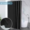 550x550-8744.jpg Unyqoos® Schimmelwerend Douchegordijn van Textiel 180x200 cm Inclusief Ringen