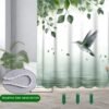 550x550-8832.jpg Unyqoos® Waterdicht douchegordijn met groene bladeren en verzwaarde zoom voor badkamer