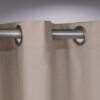 Unyqoos® Stijlvol Douchegordijn met Natuurlijke Materiaalmix van Katoen en Polyester, 180 x 200 cm
