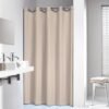 Unyqoos® Stijlvol Douchegordijn met Natuurlijke Materiaalmix van Katoen en Polyester, 180 x 200 cm