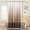 550x550-8891.jpg Unyqoos® Elegante Waterafstotende Douchegordijnset Met Schimmelwerende Textielgordijnen En Gordijnringen, 180 x 200 cm
