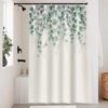 550x550-8951.jpg Unyqoos® Elegant Eucalyptus Design Douchegordijn Met Schimmelbestendige Eigenschappen Voor Een Luxe Badkamerervaring