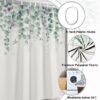 550x550-8955.jpg Unyqoos® Elegant Eucalyptus Design Douchegordijn Met Schimmelbestendige Eigenschappen Voor Een Luxe Badkamerervaring