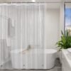 550x550-9004.jpg Unyqoos® Transparant waterdicht douchegordijn met magneten en kunststof haken