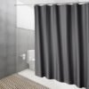 Unyqoos® Waterbestendig en Sneldrogend Douchegordijn van Textielstof met Inclusief Ringen voor Badkamercomfort