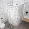 Unyqoos® Waterdicht en Schimmelbestendig Douchegordijn met Ringen voor Badkamer