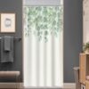 Unyqoos® Elegant Eucalyptus Douchegordijn met Waterdichte en Schimmelbestendige Polyester Stof
