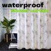 Unyqoos® Waterafstotend Douchegordijn met Plantenprint voor Badkamer 150x200 cm