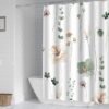 550x550-9214.jpg Unyqoos® Waterdicht polyester douchegordijn met moderne textuur en 12 haken