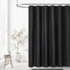 Unyqoos® Modern Douchegordijn met Wafelpatroon en Verzwaard Design voor Privacy en Stijlvolle Badkamerdecoratie