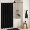Unyqoos® Modern Douchegordijn met Wafelpatroon en Verzwaard Design voor Privacy en Stijlvolle Badkamerdecoratie