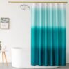 550x550-9280.jpg Unyqoos® Waterdicht douchegordijn in blauwgroene ombre stijl met stalen haken