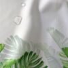 Unyqoos® Luxueus Douchegordijn met Groen Bladmotief en Schimmelwerende Eigenschappen voor Badkamer