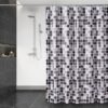 Unyqoos® Waterafstotende Douchegordijn met Anti-Schimmel Eigenschappen en Inclusief Ringen voor Eenvoudige Installatie