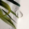 Unyqoos® Waterdicht douchegordijn met groene bladeren en eenvoudige installatie