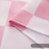 550x550-9459.jpg Unyqoos® Roze geruit douchegordijn met vintage design voor stijlvolle badkamer