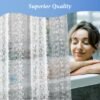 550x550-9485.jpg Unyqoos® Transparant waterdicht douchegordijn met 3D-design en magneten 120x200 cm