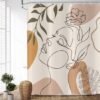550x550-9553.jpg Unyqoos® Waterafstotend Douchegordijn met Bloemen en Bladeren voor Stijlvolle Badkamers