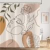 550x550-9556.jpg Unyqoos® Waterafstotend Douchegordijn met Bloemen en Bladeren voor Stijlvolle Badkamers