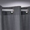 Unyqoos® Elegant Waterafstotend Douchegordijn in Stijlvolle Antraciettint met Gemakkelijke Bevestiging