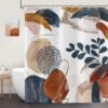 550x550-9605.jpg Unyqoos® Stijlvol en Waterdicht Douchegordijn met Uniek Abstract Ontwerp voor Moderne Badkamers