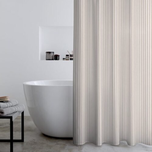 550x550-9686.jpg Unyqoos® Waterafstotende douchegordijn met strepen voor privacy en stijl