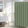 Unyqoos® Stijlvol Waterbestendig Douchegordijn met Wafelpatroon en Praktische Ophangringen, 180 x 200 cm