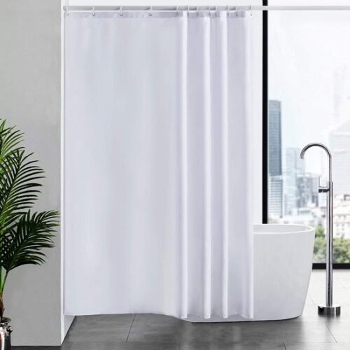 550x550-9725.jpg Unyqoos® Waterbestendig en schimmelwerend douchegordijn met ringen voor badkamer