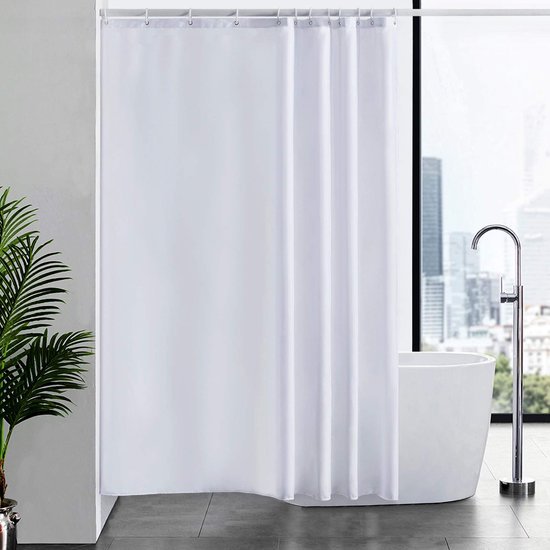 550x550-9725.jpg Unyqoos® Waterbestendig en schimmelwerend douchegordijn met ringen voor badkamer