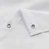 550x550-9746.jpg Unyqoos® Wit Douchegordijn van Polyester met Schimmelwerende Eigenschappen en Metalen Ringen