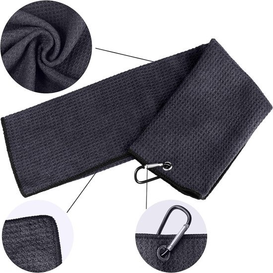 Unyqoos® Complete Golf Accessoires Set met Borstel, Handdoek en Reinigingsgereedschap voor Clubonderhoud