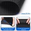Unyqoos® Dubbelzijdige antislipmat voor elliptische trainers en pedaaltrainers