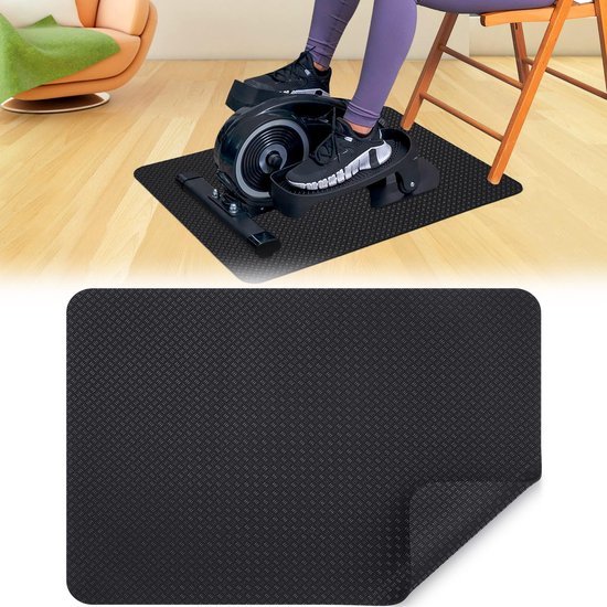 Unyqoos® Dubbelzijdige antislipmat voor elliptische trainers en pedaaltrainers